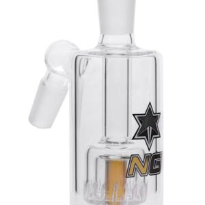 Nice Glass Double Wall 14mm Ashcatcher – Gold